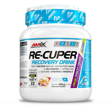 Amix Re-Cuper Recovery Drink 550g F.Bosque - Recuperación Natural y Saludable