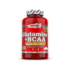 Glutamina+Bcaa (Aminoácidos) 360cap - Amix