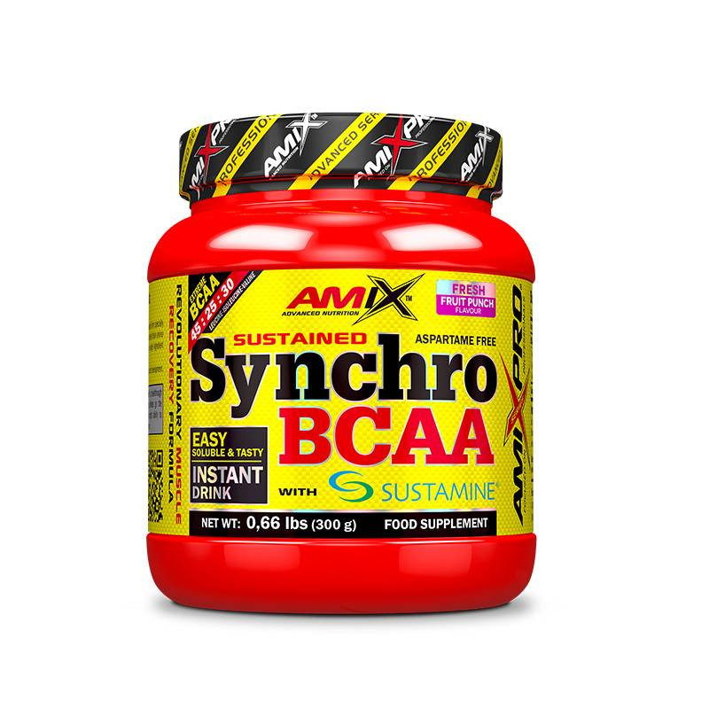 Aminoácidos Synchro Bcaa Plus Sustamine 300g Powder Melon - Amix