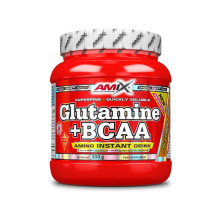 Glutamina+Bcaa (Aminoácidos) 300gr Naranja - Amix