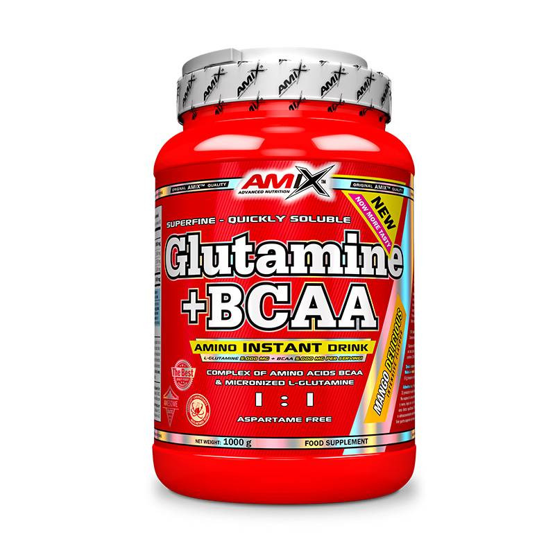Glutamina+Bcaa (Aminoácidos) 1kg Frutas Bosque - Amix