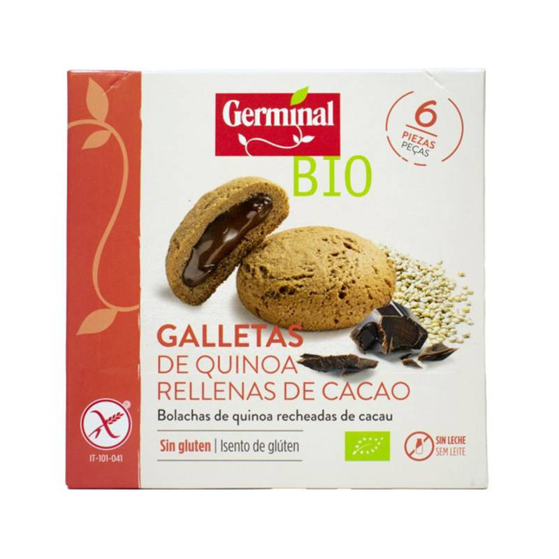 Galletas De Quinoa Rellenas De Cacao Bio - Germinal