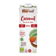 Bebida Coco Natural Sin Azúcares 1l - Ecomil
