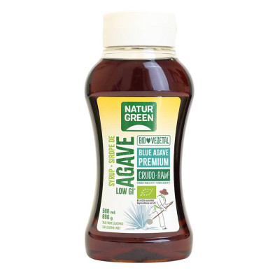 Sirope Agave Crudo Bio 500ml - Naturgreen