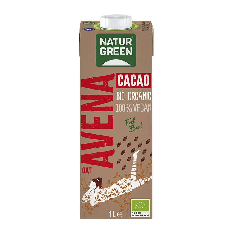 Bebida Avena Cacao Bio 1l - Naturgreen