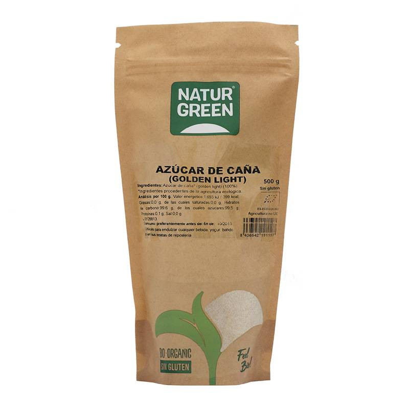 Azucar De Caña Golden Light Bio 500g - Naturgreen