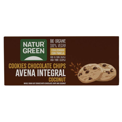 Cookie Avena Integral Con Coco Bio 140g - Naturgreen