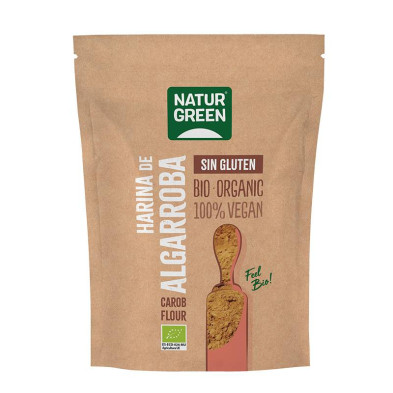 Harina Algarroba Sin Gluten Bio 500g - Naturgreen