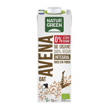 Bebida Avena Integral 0%Azucar Bio 1l - Naturgreen