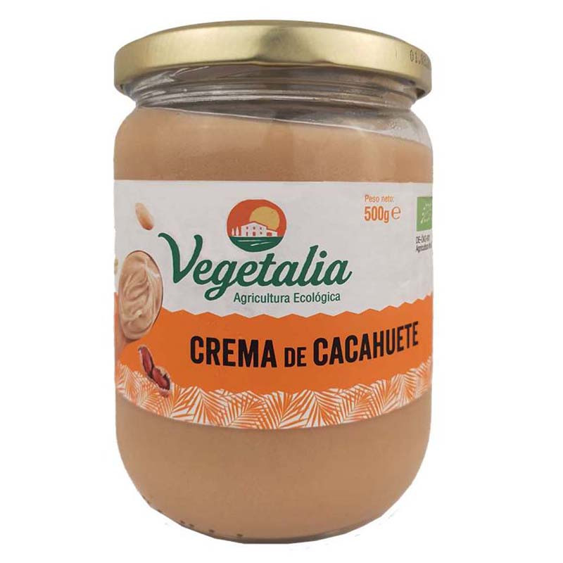 Crema De Cacahuete Bio 500g - Vegetalia