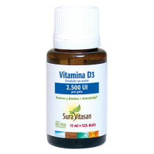 Vitamina D3 2500ui 15ml - Sura Vitasan