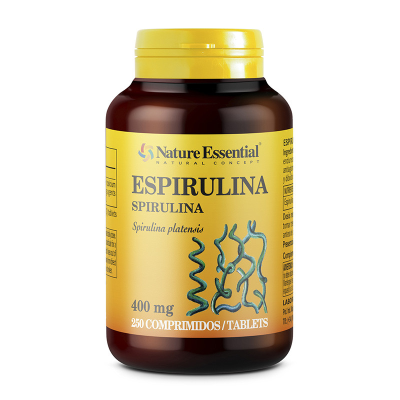 Espirulina 400mg 250comp - Nature Essential