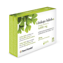 Ginkgo Biloba 6000mg 30cap - Nature Essential