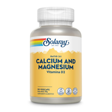 Calcium Magnesium 90cap - Solaray Calcium Magnesium 90cap - Solaray