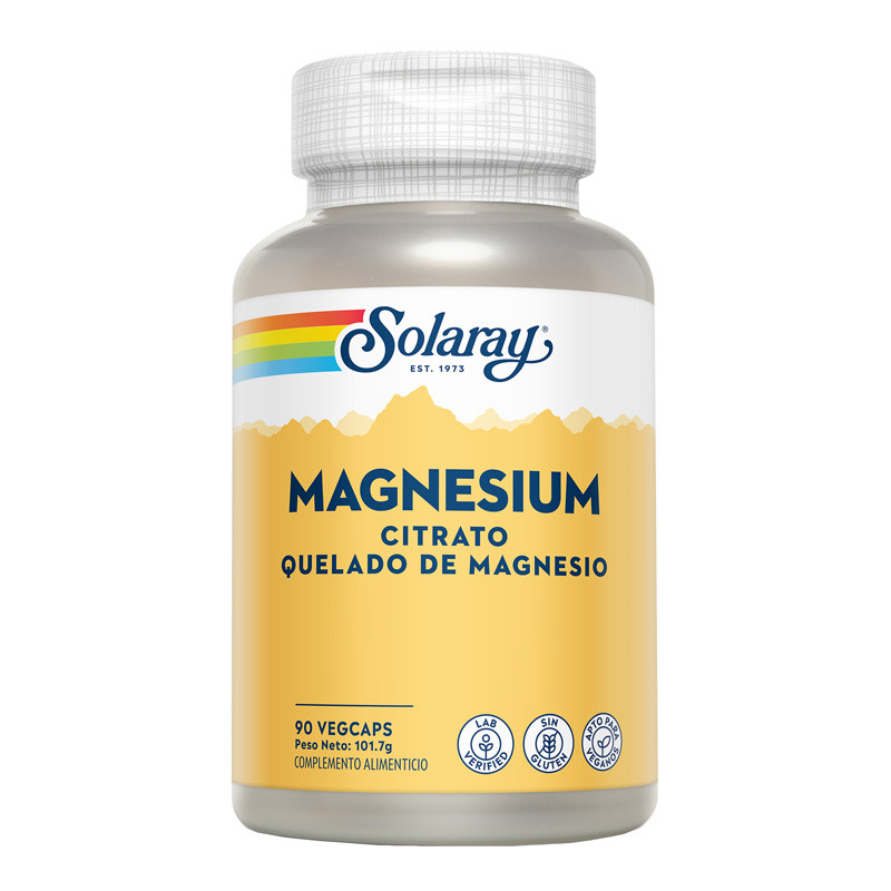 Magnesium 200mg 90cap - Solaray