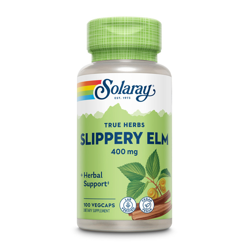 Slippery Elm Bark Olmo 400mg 100vcap - Solaray