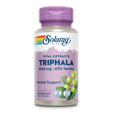 Triphala 1500mg 90cap - Solaray Triphala 1500mg 90cap - Solaray