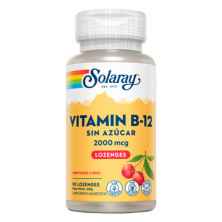 Vitamin B12 2000mcg 90comp - Solaray