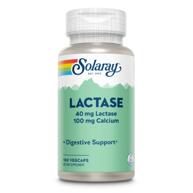 Lactase 40mg 100cap - Solaray