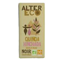 Chocolate Negro Quinoa Hinchada Bio 100g - Alter Eco