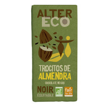 Chocolate Negro Trocitos Almendra Bio 100g - Alter Eco