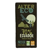 Chocolate Negro Ecuador 70% Bio 100g - Alter Eco