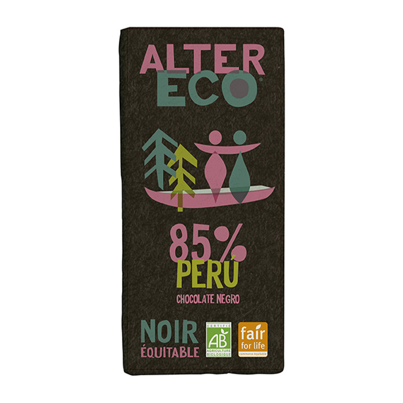 Chocolate Negro Peru 85% Bio 100g - Alter Eco