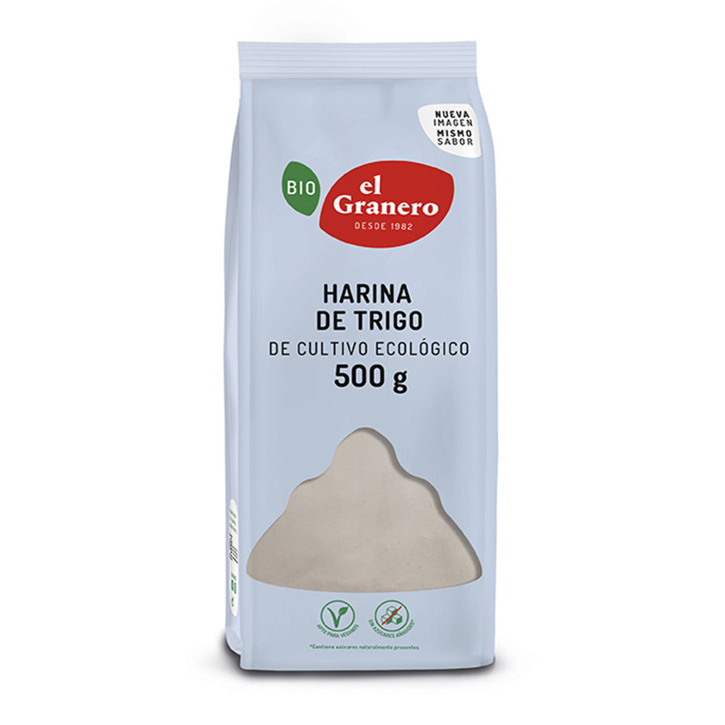 Harina Trigo Blanca Bio 500g - El Granero