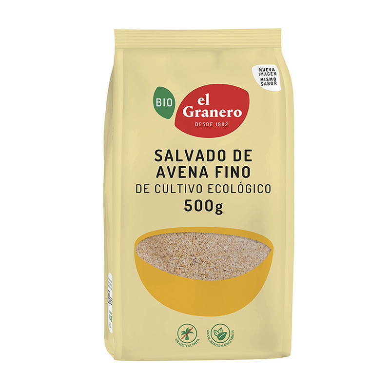 Salvado Avena Fino Bio 500g - El Granero