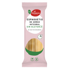 Espagueti De Arroz Integral Sin Gluten Bio 500g - El Granero