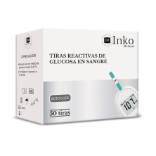 Tiras Reactivas De Glucosa 50 Unidades Inko M - Inko