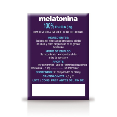 Melatonina Pura 50mg 90comp