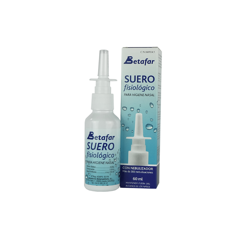 Suero Fisiologico Nebulizador Betafar 60ml