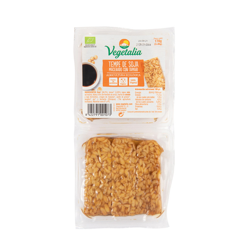 Tempe Macerado Con Tamari Bio 2x85g - Vegetalia