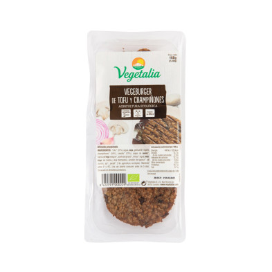 Vegeburguer Tofu Y Setas Bio 160G - Vegetalia