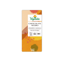 Chocolate Negro Con Jengibre Y Naranja Bio 100g