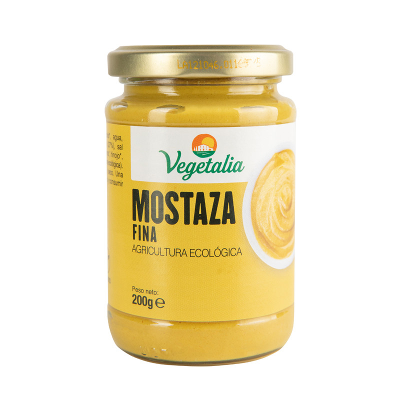 Mostaza Fina Vidrio Bio 200g