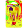 Triplo Mini Tubos Cereza, Piña, Fresa - Carmex