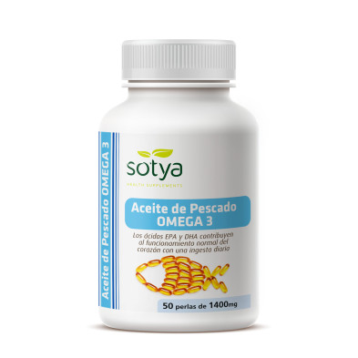 Aceite Pescado Omega 3 1400 Mg 50 Perlas