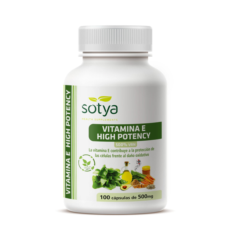 Vitamina E High Potency 500mg 100 Cap