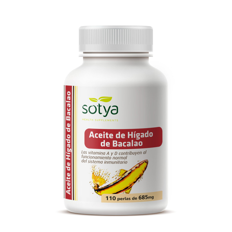 Perlas Higado Bacalao 500mg 110per