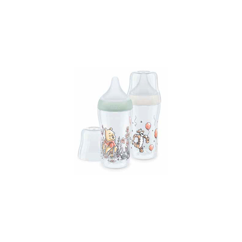 Biberon PM PP Silicona 0-6m M Winnie 260ml - Nuk