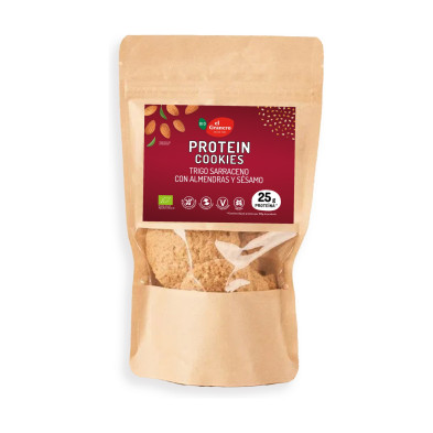 Cookies Protein Almendra Y Sesamo Bio 130g - El Granero