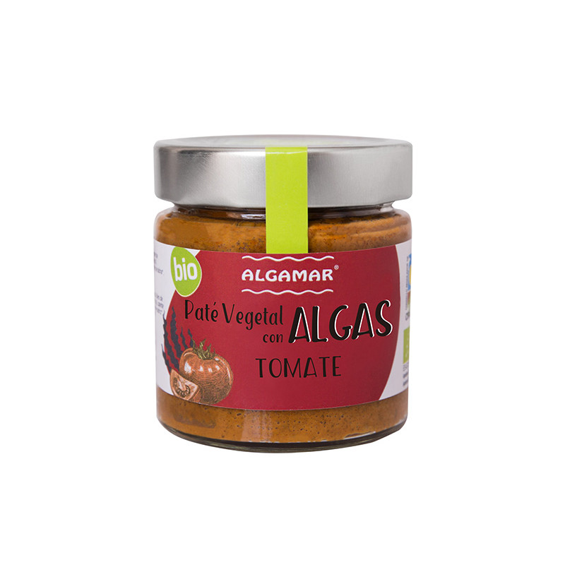 Pate Algas Y Tomate Bio 180g