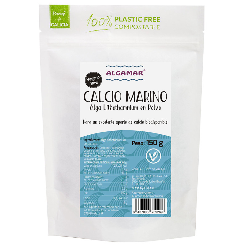 Calcio Marino Alga Lithothamnium Polvo 150g