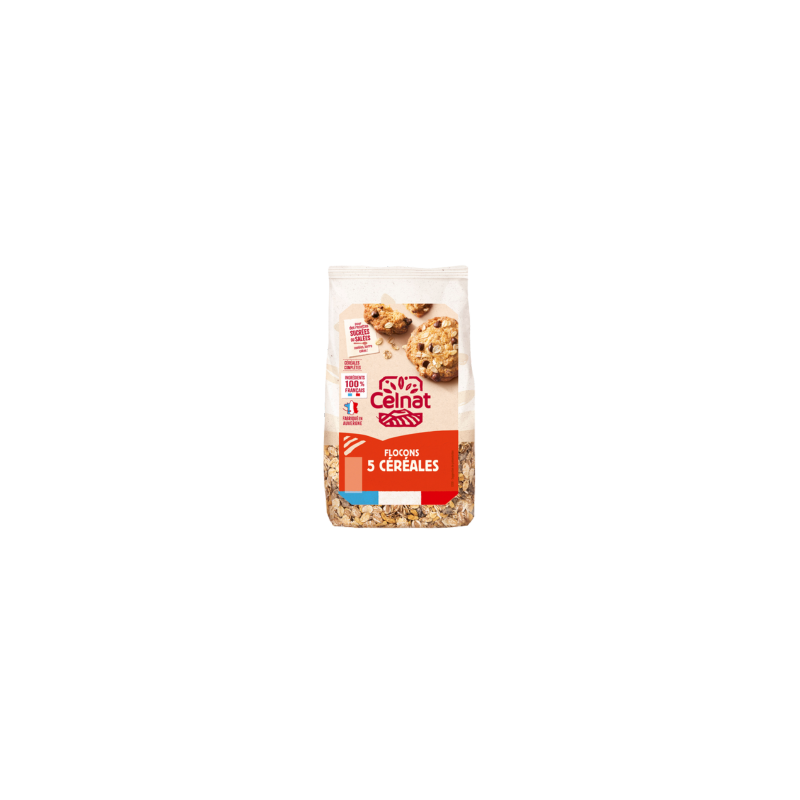 Copos 5 Cereales Bio 500g - Celnat