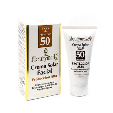 Crema Solar Facial F50 Blanca 80ml