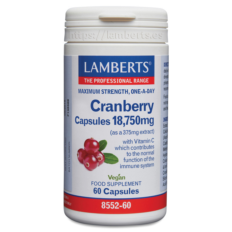 Arandano Rojo Cranberry 18750mg 60tab