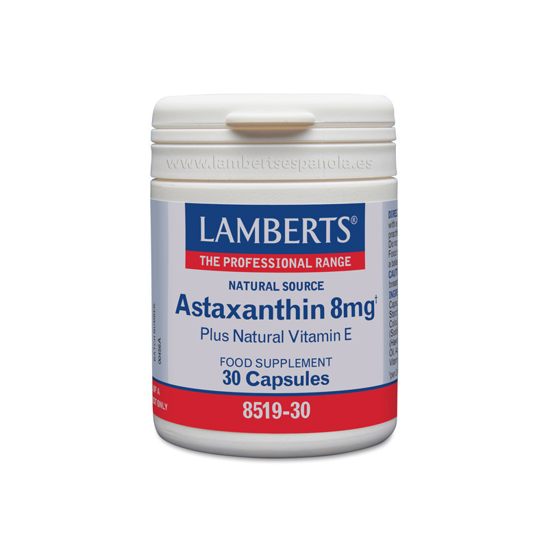 Astaxantina 8mg Vitamina E 30cap