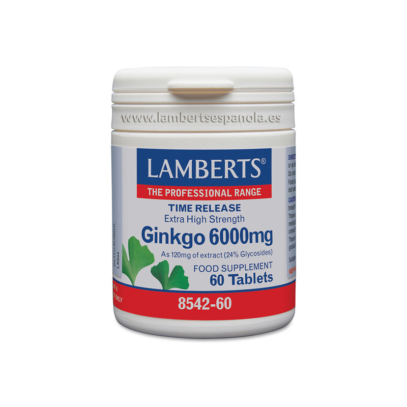 Ginkgo biloba 6000mg 60comp